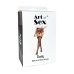 Комплект пояс для панчіх і панчохи Art of Sex Deily, чорний, розмір S