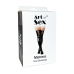 Лаковані панчохи зі шнурівкою Art of Sex - Mistress, чорні, розмір L