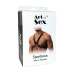 Чоловіча портупея Art of Sex - Spartacus, натуральна шкіра, чорна, L-2XL