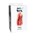Лаковане плаття на шнурівці Art of Sex Demi, червоне, L-2XL