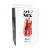 Лаковане плаття на шнурівці Art of Sex Demi, червоне, XS-M