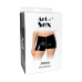 Лаковані шортики на блискавці Art of Sex Jarina, чорні, розмір XL