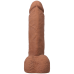 Фалоімітатор Doc Johnson The Realistic Cock ULTRASKYN 8 Inch з мошонкою, карамельний