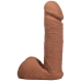 Фалоімітатор Doc Johnson The Realistic Cock ULTRASKYN 6 Inch with Balls, карамельний