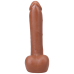 Фалоімітатор Doc Johnson The Realistic Cock ULTRASKYN 9 Inch з мошонкою, карамель