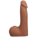 Фалоімітатор Doc Johnson The Realistic Cock ULTRASKYN 7 Inch with Balls Caramel