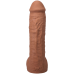 Фалоімітатор Doc Johnson The Realistic Cock ULTRASKYN 12 Inch з мошонкою, карамельний