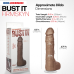 Фалоімітатор Doc Johnson The Realistic Cock ULTRASKYN Squirting, 24 см