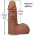 Фалоімітатор Doc Johnson The Realistic Cock ULTRASKYN 5 дюймів Caramel
