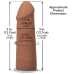 Фалоімітатор Doc Johnson The Realistic Cock ULTRASKYN 5 Inch, карамельний