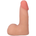 Фалоімітатор Doc Johnson The Realistic Cock ULTRASKYN 5 Inch with Balls Vanilla
